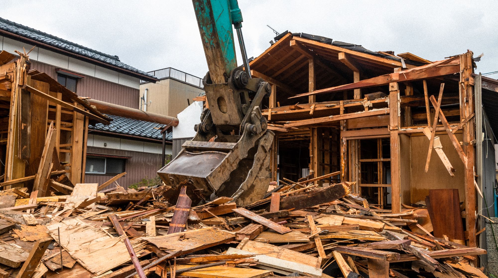 家屋の解体工事